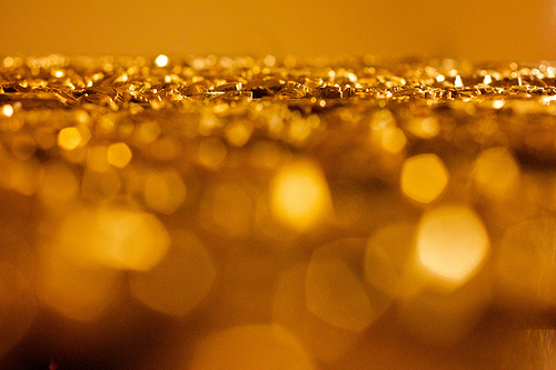 the gold wall thingy in the foyer of the Metropolitan Gold by D'Arcy Norman